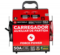 Carregador de Bateria 50A Maleta Mod. CAV5012 Auxiliar