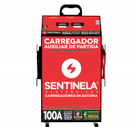 Carregador de Bateria Profissional 100A Mod. CAV10024 Auxiliar